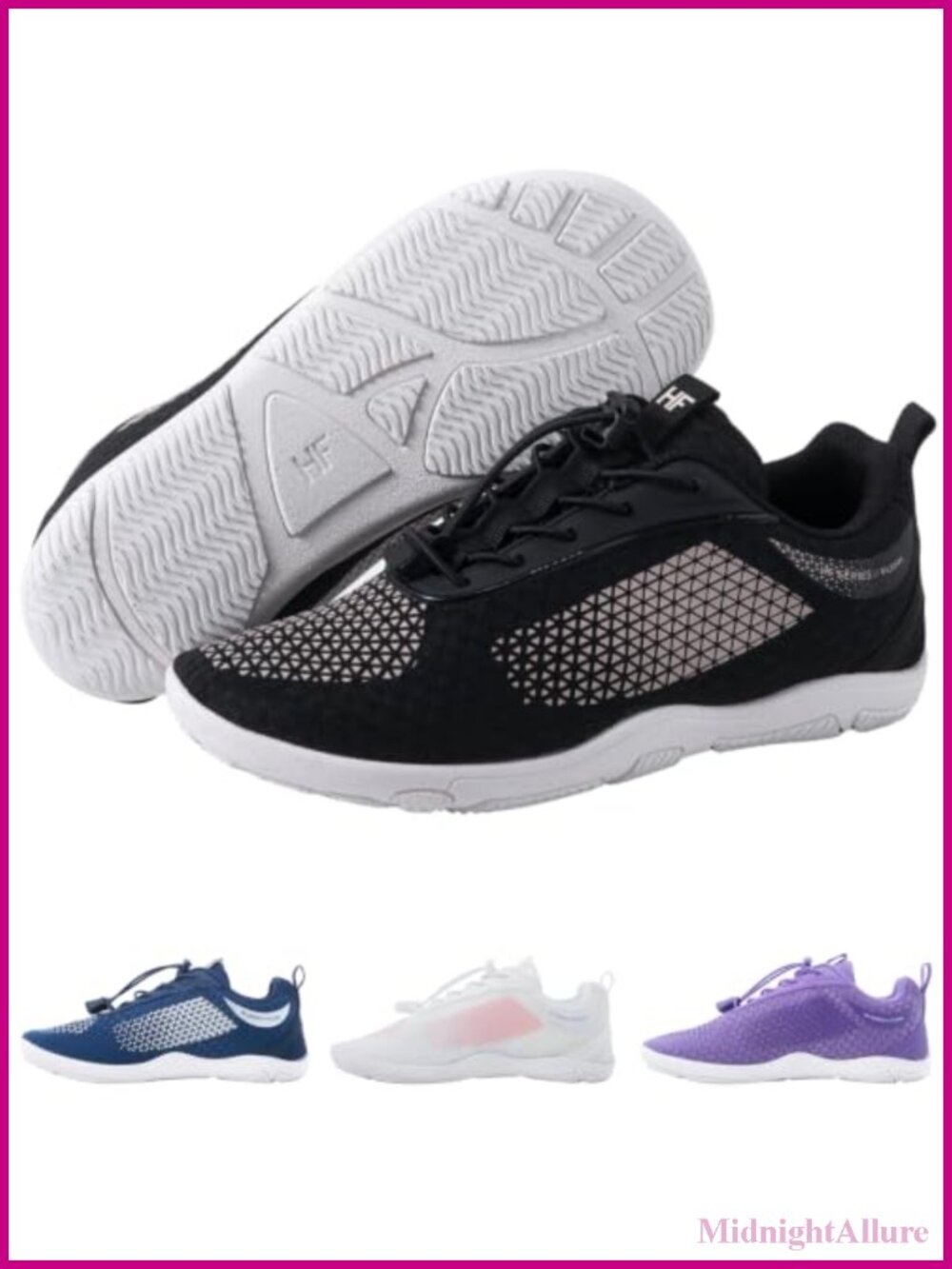 Minimalist Barefoot Women's Walking Shoes Wide Toe Box Zero Drop Breathable